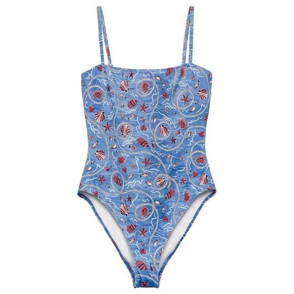 Doen Other - NWT Doen Marbella One piece swimsuit in Liberty solent shores Medium